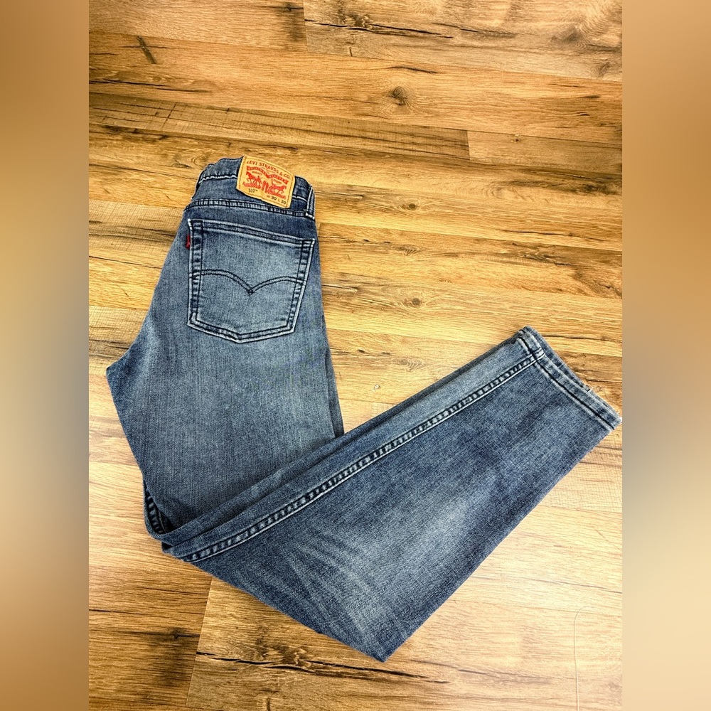 Levis 510 Jeans Men  W30xL30 Blue Slim Straight Leg Mid Rise Stretch